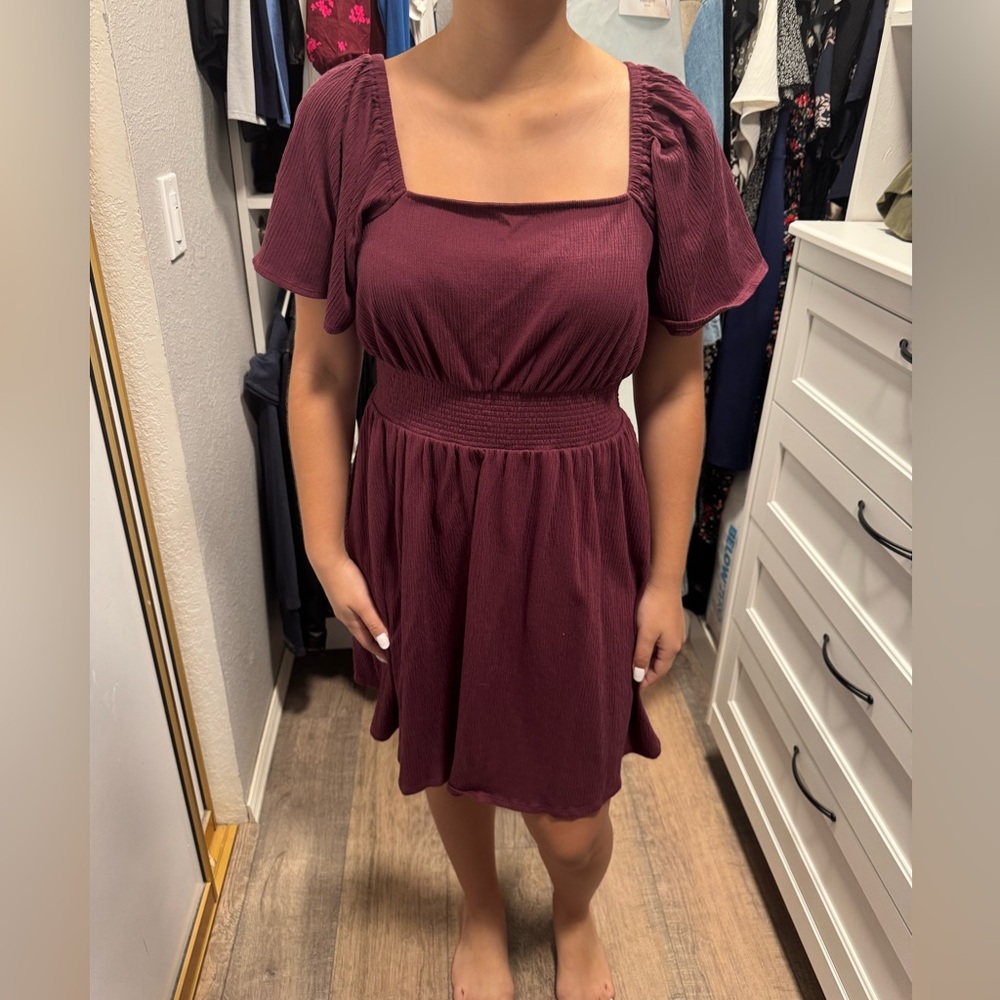 Old Navy Burgundy Mini Dress